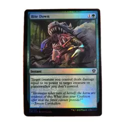 MTG Bite Down Dominaria United Foil - NM - Image 1