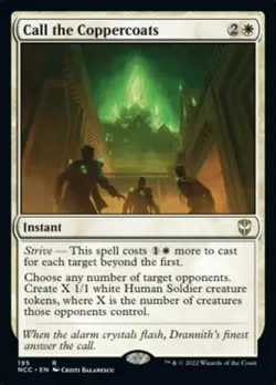 Call the Coppercoats Magic mtg Light Play, English Commander Streets of New Cape - Image 1