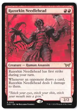Razorkin Needlehead #153 Duskmourn: House of Horror NM - Image 1