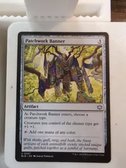 Patchwork Banner Bloomburrow Regular - Image 1