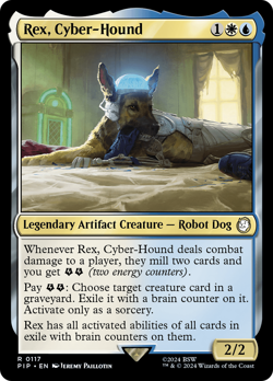 Rex, Cyber-Hound #117 | Near Mint | Fallout Magic MTG - Image 1