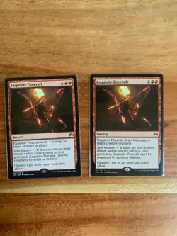 x2 MTG Magic the Gathering Exquisite Firecraft (143/308) Magic Origins LP - Image 1