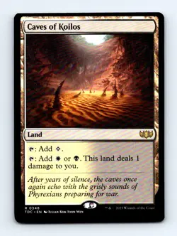 #348 2025 Tarkir: Dragonstorm Commander Caves of Koilos Rare MISCUT - Image 1