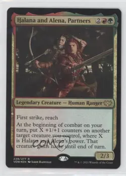 Halana and Alena Partners Foil Magic: Innistrad: Crimson Vow VOW #239 - Image 1