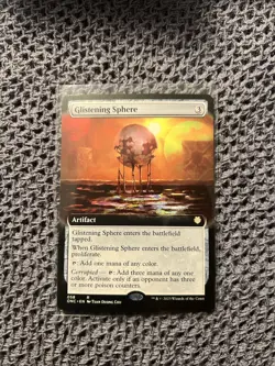 Glistening Sphere (Extended Art) Commander: Phyrexia: All Will Be One Regular - Image 1