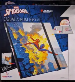 Gamegenic: Magic: The Gathering: Spider-Man 24-Pocket Album Spider-Man/Green G - Image 1