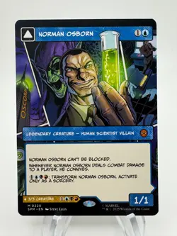 MTG Spider-Man NORMAN OSBORN GREEN GOBLIN Borderless Mythic #220 2 - Image 1