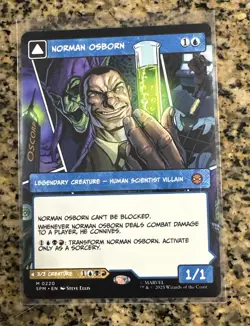 MTG Spider-Man NORMAN OSBORN GREEN GOBLIN Borderless Mythic #220 1 - Image 1