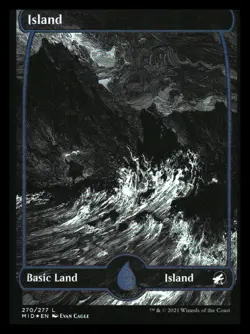 Island (270) (foil) Innistrad: Midnight Hunt NM+ *Mythic Relics* - Image 1