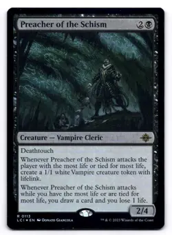 Preacher of the Schism NM The Lost Caverns of Ixalan 113 MTG Foil - Image 1