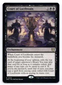 Court of Locthwain NM Commander: Wilds of Eldraine 0023 MTG Magic Regular - Image 1