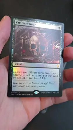 Magic: The Gathering Vampiric Tutor Commander Legends Foil - Image 2