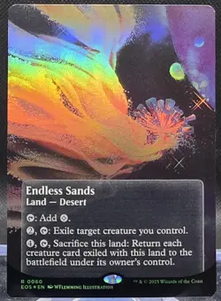 Endless Sands #60 Edge of Eternities Borderless Foil Rare - Image 1