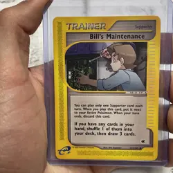 Bill’s Maintenance Expedition 137/165 WOTC Pokemon TCG E Reader NM/MT Uncommon - Image 1