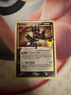 Greninja Star SWSH144 SWSH: Sword & Shield Promo Pokemon DOUBLE HD SWIRL - Image 1