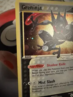 Greninja Star SWSH144 SWSH: Sword & Shield Promo Pokemon DOUBLE HD SWIRL - Image 3