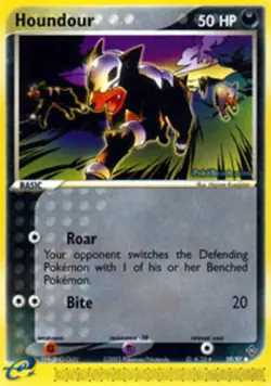 Pokemon - Houndour - 59/97 - Common - EX Dragon - NM - Image 1