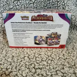Pokemon S&V Paldea Evolved Build and Battle Stadium Factory SEALED - Image 3