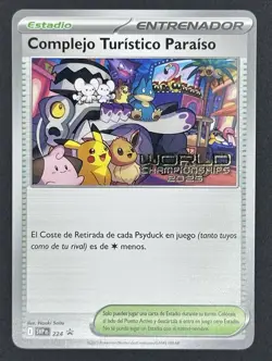 Pokemon Worlds 2025 Spanish Paradise Resort SVP 224 Anaheim Promo - Image 1
