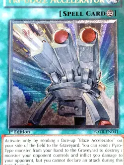 yugioh Tri-Blaze Accelerator FOTB-EN041 Ultimate Rare 1st Edition near mint - Image 3
