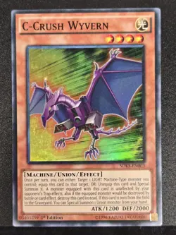 C-Crush Wyvern SDKS-EN003 Structure Deck: Seto Kaiba-1st Edition Holo (C) - Image 1