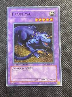Yugioh! - Pragtical MDP2-EN014 Common Limited Edition LP Mcdonald’s Promo - Image 1
