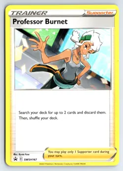 Professor Burnet - SWSH167 -SWSH: Sword & Shield Promo Cards - Image 1