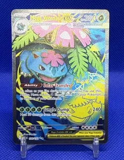 Mega Venusaur EX 155/132 Mega Evolution ENGLISH Pokemon TCG Card - Image 1