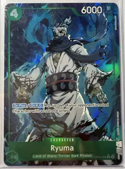 Ryuma OP06-036 Alt Art PRB-01 Premium The Best One Piece Card English - Image 1