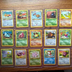 NM/LP Pokemon JUNGLE Set 25 Cards UNCOMMON/COMMON/ Non-Holo - Image 1