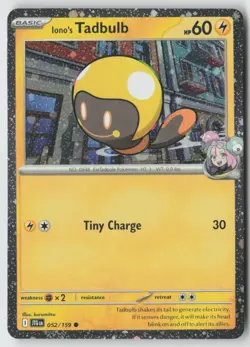 Iono's Tadbulb - (Cosmos Holo) 052/159 - Miscellaneous Cards & Products Holo - P - Image 1