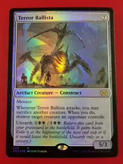 1x Terror Ballista (LP-NM) | FOIL | The Brothers' War | MTG Magic Cards - Image 1
