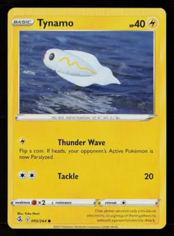 Tynamo SWSH08: Fusion Strike #095/264 Common Pokemon Card - Image 1