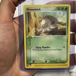 Shroomish 69/109 Ruby and Sapphire E-Reader Pokemon Card Vintage NM/MT Common - Image 1