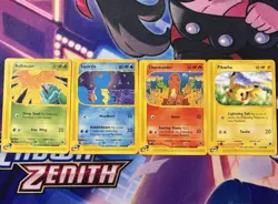 Pokemon Expedition TCG cards E-Reader Bulbasaur/Squirtle/Charmander/Pikachu - Image 1