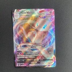 Pokemon Mew VMAX Ultra Rare TCG Card Fusion Strike 114/264 Near Mint Condition - Image 1