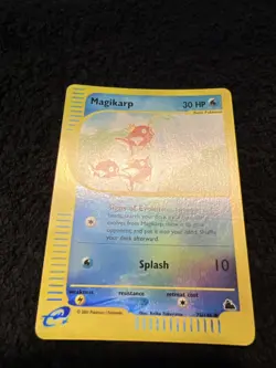 Pokemon TCG Magikarp 75/144 Reverse Holo Foil Skyridge Pokemon Card NM - Image 1