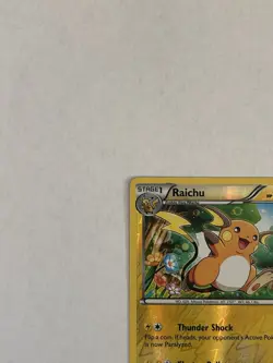 Pokemon TCG Raichu Card 28/111 Reverse Holo XY Furious Fists - Image 4