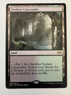 MTG Magic the Gathering Verdant Catacombs (260/686) Modern Horizons 2 LP - Image 1