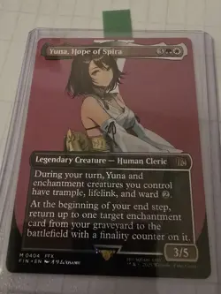 Yuna Hope of Spira - Borderless - MTG Final Fantasy Fin 404 En Near Mint - Image 1