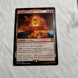 MTG The Fire Crystal 135 Universes Beyond Final Fantasy Regular Rare NM - Image 1