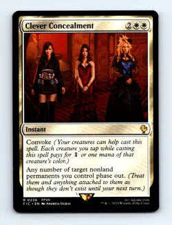 #236 2025 Final Fantasy Commander Clever Concealment Rare - Image 1