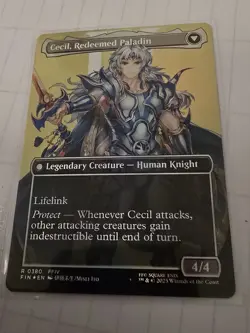 MTG Final Fantasy Cecil Dark Knight (380) Borderless Foil NM Englisch MTG - Image 2