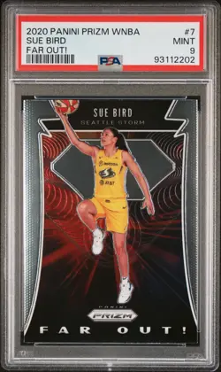 2020 PANINI PRIZM WNBA FAR OUT! #7 SUE BIRD PSA 9 - Image 1
