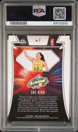 2020 PANINI PRIZM WNBA FAR OUT! #7 SUE BIRD PSA 9 - Image 2