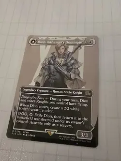 Dion Bahamut's Dominant (Extended Art) Final Fantasy Normal MTG NM - Image 1