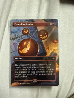 Pumpkin Bombs (Borderless) Marvel's Spider-Man: Eternal-Legal Non-Foil MTG NM - Image 1