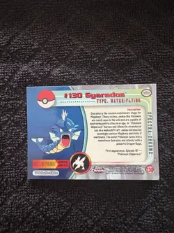 2000 TOPPS CHROME POKEMON T.V. SPECTRA #130 GYARADOS - Image 2