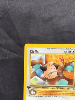 Pokemon Cards: Neo Genesis 1st Edition Rare: Cleffa 20/111 - Image 2