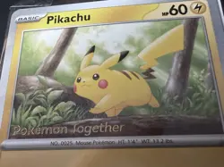 Pikachu Pokemon Together - Pikachu Promo Card + Envelope + Fun Pack - Image 3
